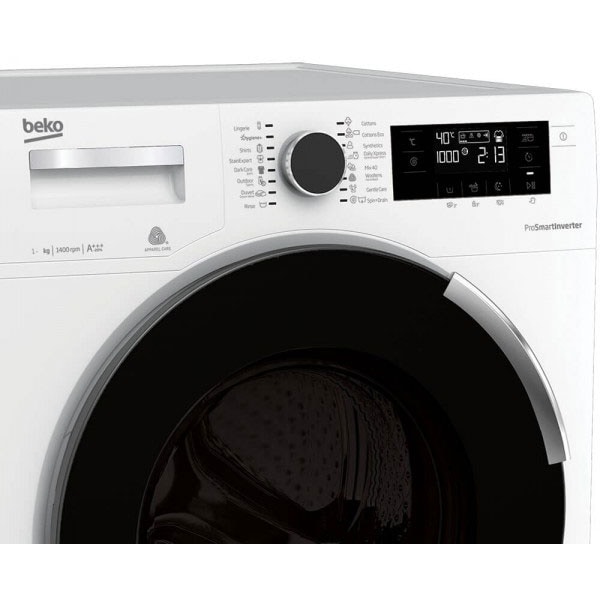 Masina de spalat rufe frontala BEKO WTV8744XW0, AddGarment, 8kg, 1400rpm, Clasa A+++, alb