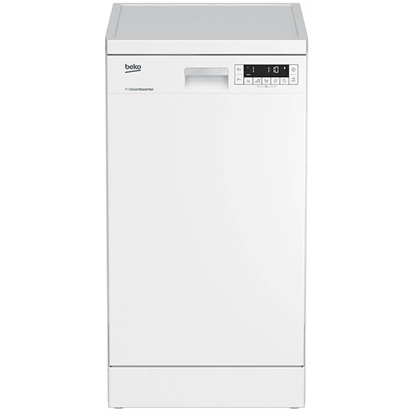 Masina de spalat vase independenta BEKO DFS26024W, 10 seturi, 6 programe, 45 cm, Clasa E, alb