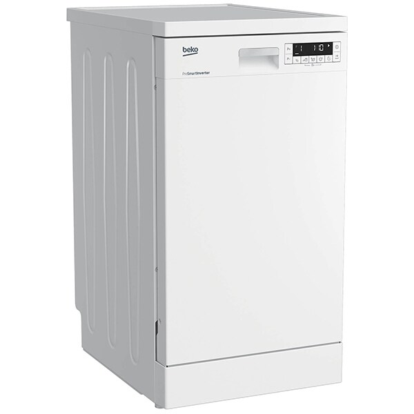 Masina de spalat vase independenta BEKO DFS26024W, 10 seturi, 6 programe, 45 cm, Clasa E, alb