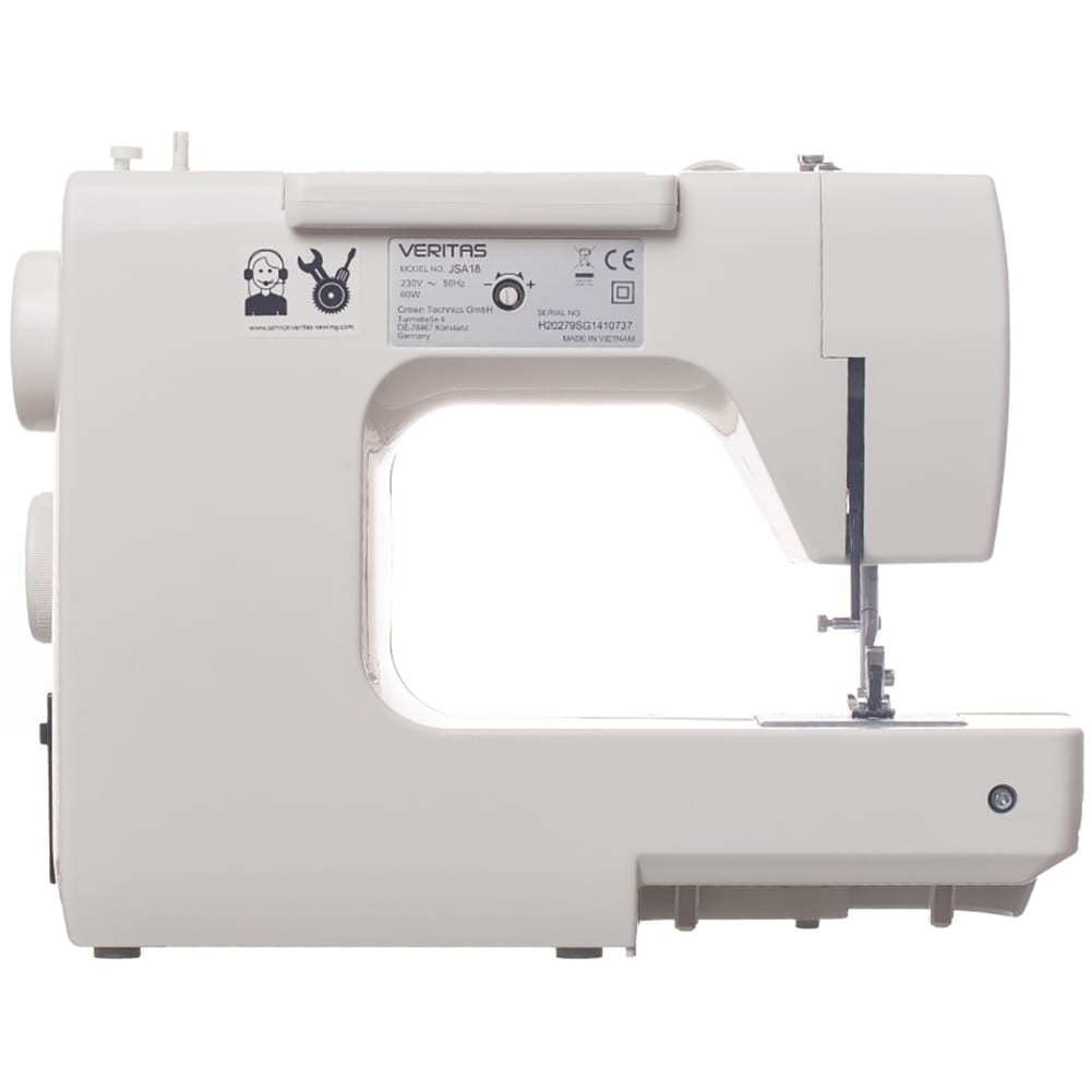 Masina de cusut VERITAS JSA18, 800imp/min, 18 programe, alb-albastru