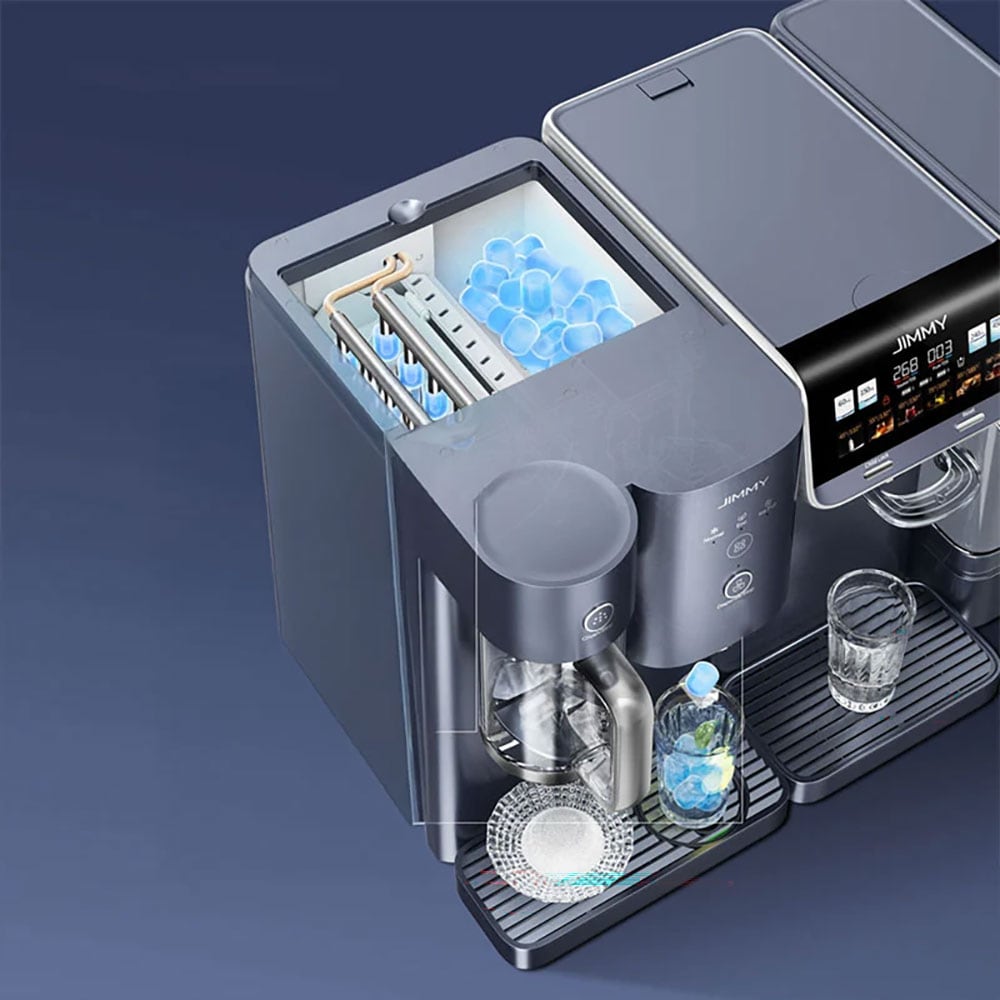 Aparat de preparat gheata JIMMY Matrix I9 Ice Maker, 0.5l, gri inchis