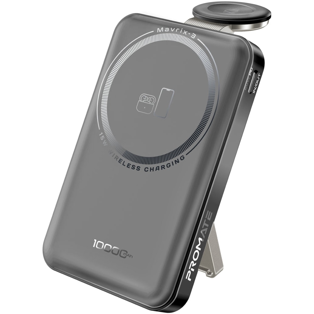 Baterie externa PROMATE Mavrix-3, 10000 mAh, 1x USB-C, negru