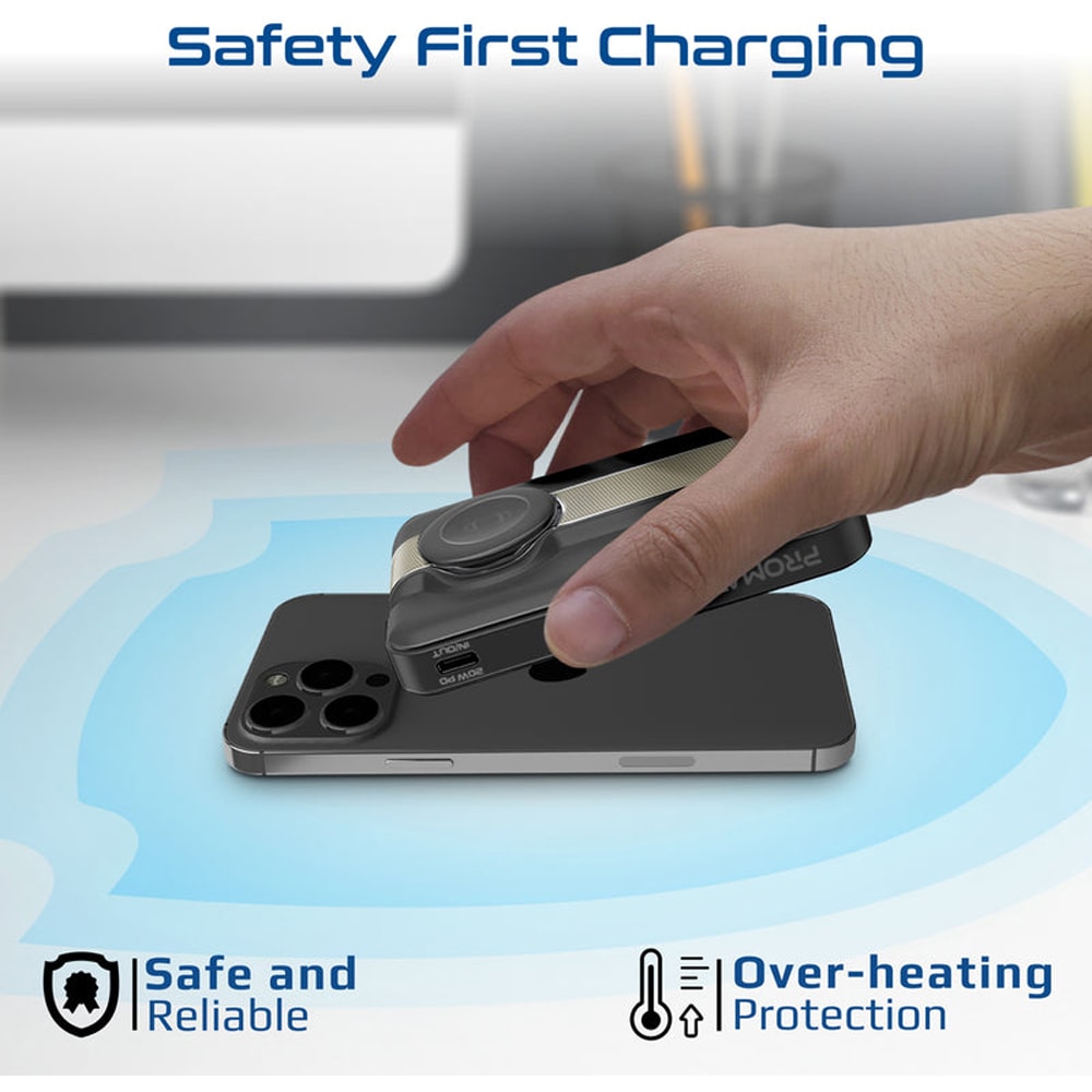 Baterie externa PROMATE Mavrix-3, 10000 mAh, 1x USB-C, negru