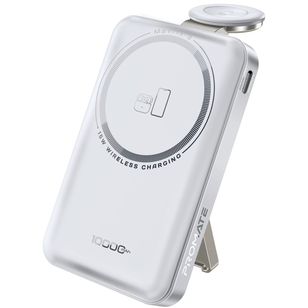 Baterie externa PROMATE Mavrix-3, 10000 mAh, 1x USB-C, alb