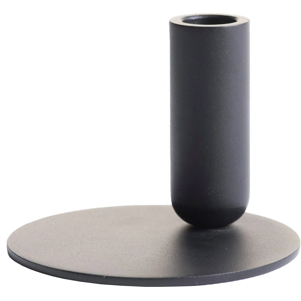 Suport lumanare Creo Small, 12.7 x 9.1 cm, negru