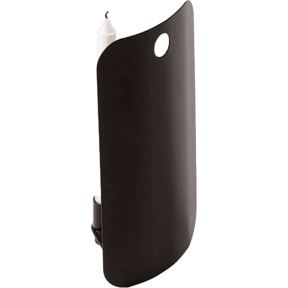 Suport lumanare Cuvee, 15 x 2.5 x 29.5 cm, negru