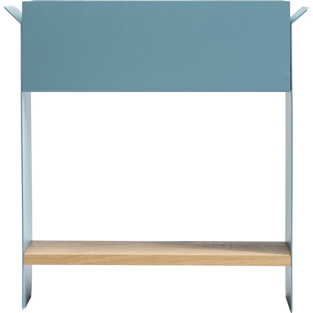 Unitate depozitare cu suport ghiveci flori SPIN Fliss, 68 x 25 x 71 cm, albastru