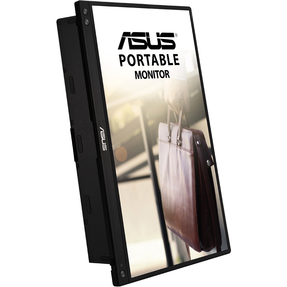 Monitor portabil LED IPS ASUS ZenScreen MB16ACV, 15.6", Full HD, 60Hz, Flicker-Free, USB-C, negru