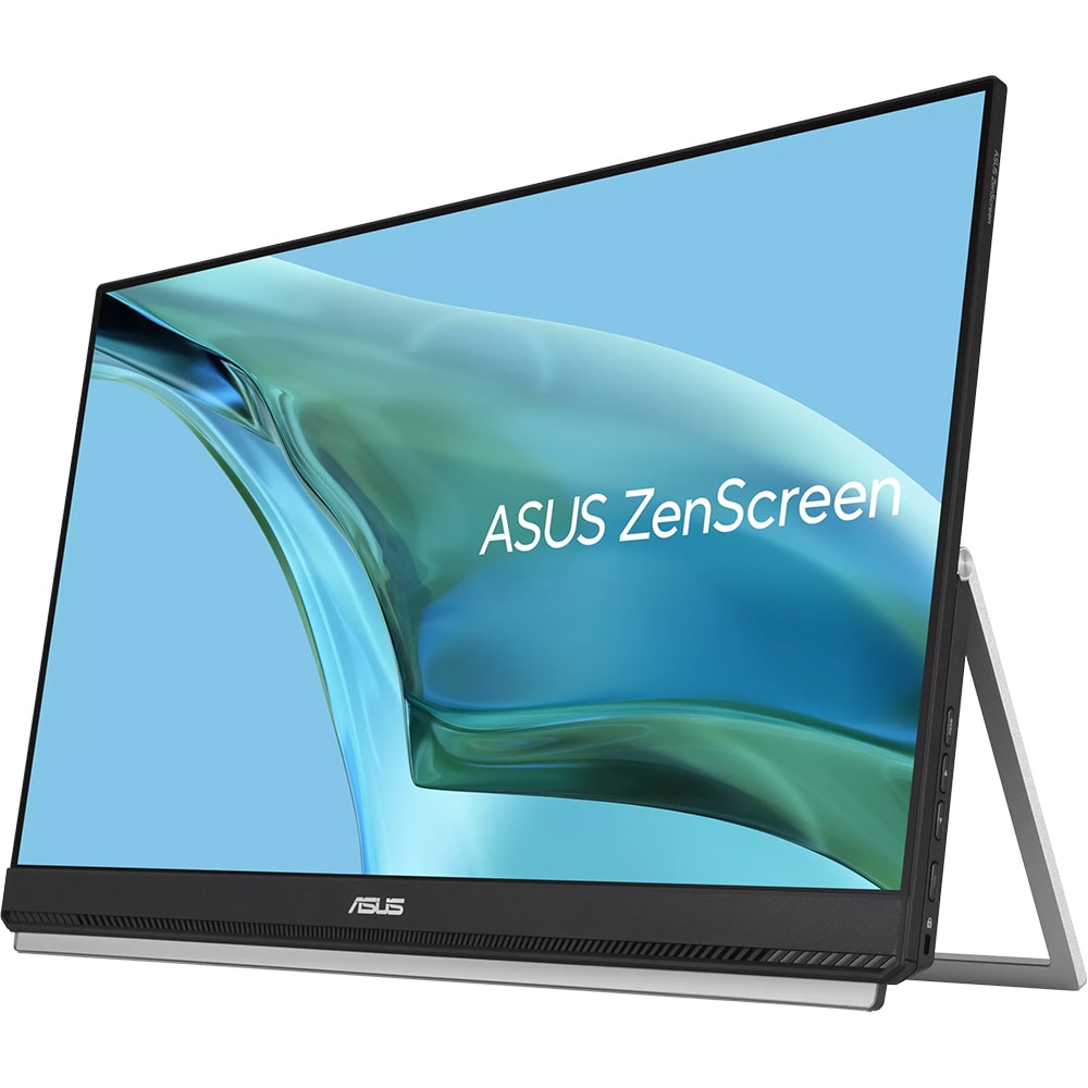 Monitor LED IPS ASUS ZenScreen MB249C, 23.8", Full HD, 75Hz, Frameless, boxe, negru