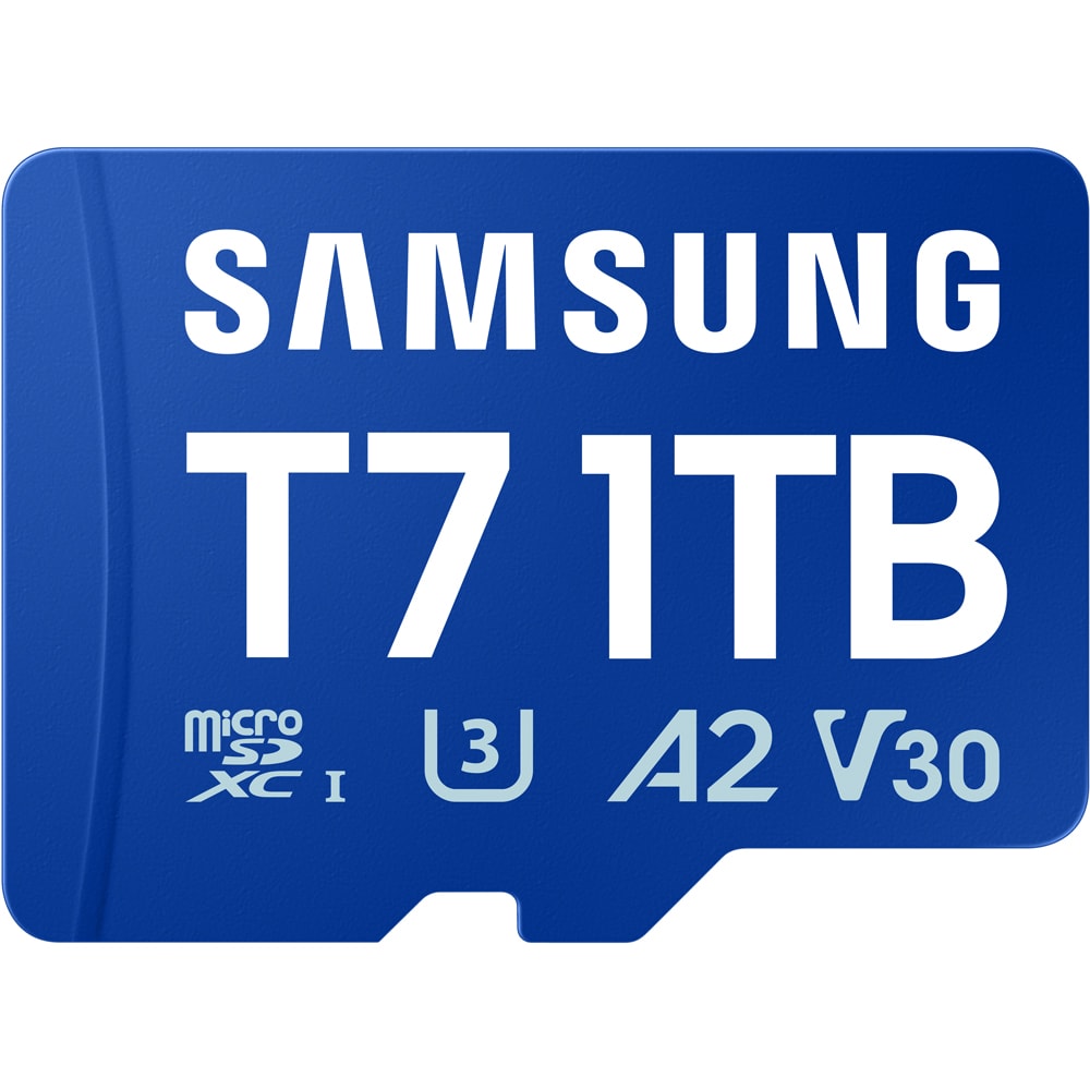 Card de memorie SAMSUNG T7, microSDXC, 1TB, 170MB/s, clasa U3, V30, A2