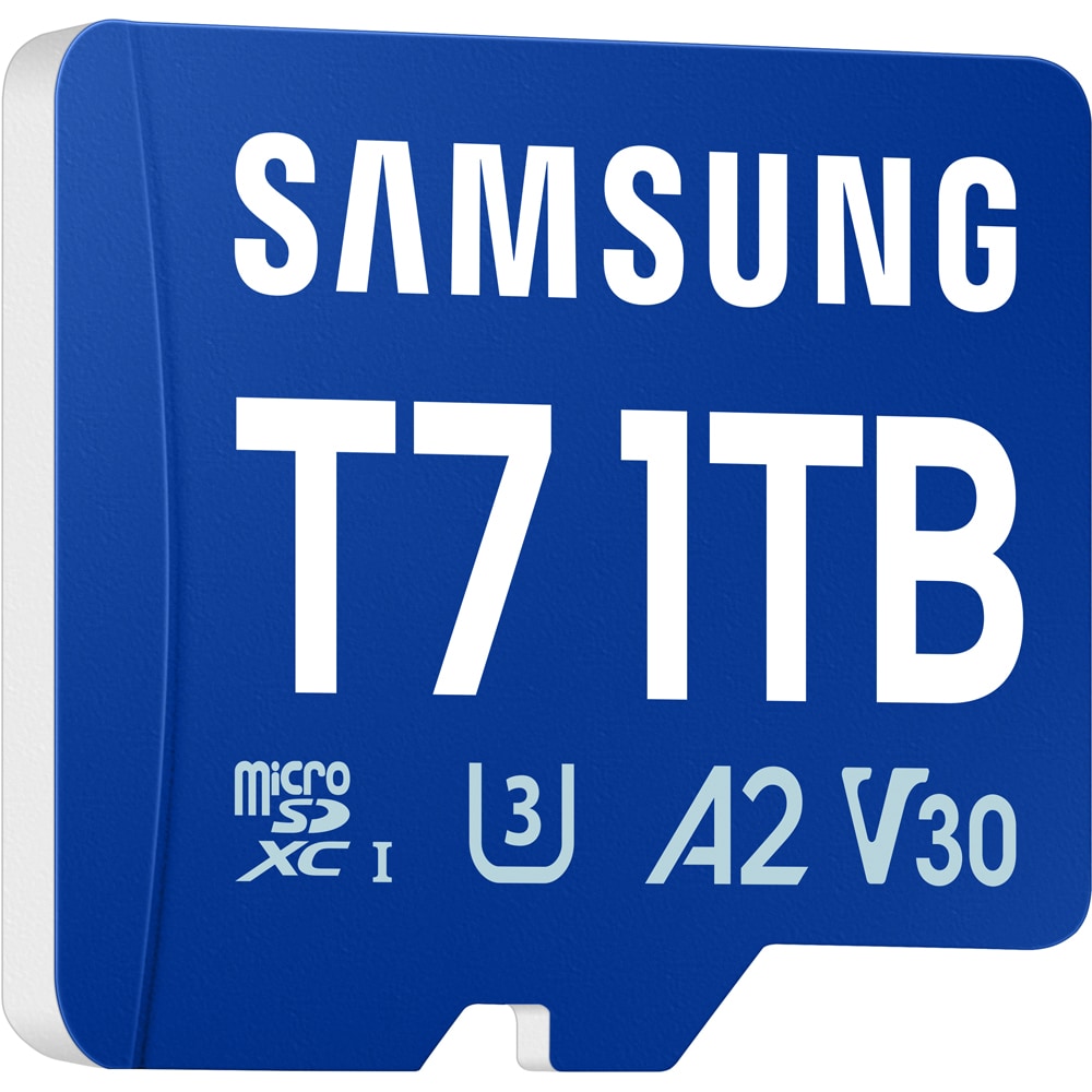 Card de memorie SAMSUNG T7, microSDXC, 1TB, 170MB/s, clasa U3, V30, A2