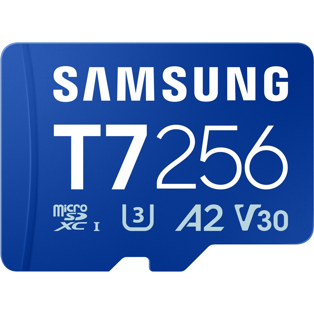 Card de memorie SAMSUNG T7, microSDXC, 256GB, 170MB/s, clasa U3, V30, A2