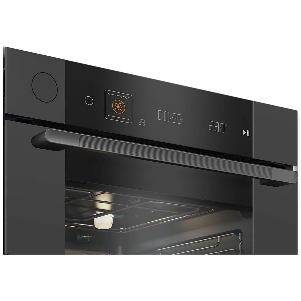 Cuptor incorporabil BEKO MBBIS10600MTMSE, Electric, Autocuratare SteamShine, 72 l, Clasa A+, negru