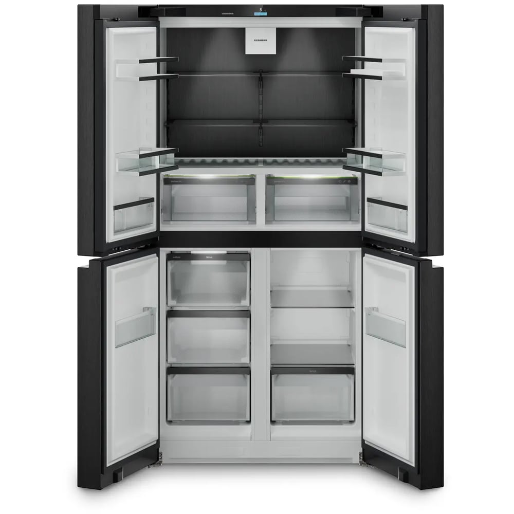 Side by Side LIEBHERR MBbsdi 9024 plus, Duo Cooling, 573 l, H 180.5 cm, Clasa D, antracit