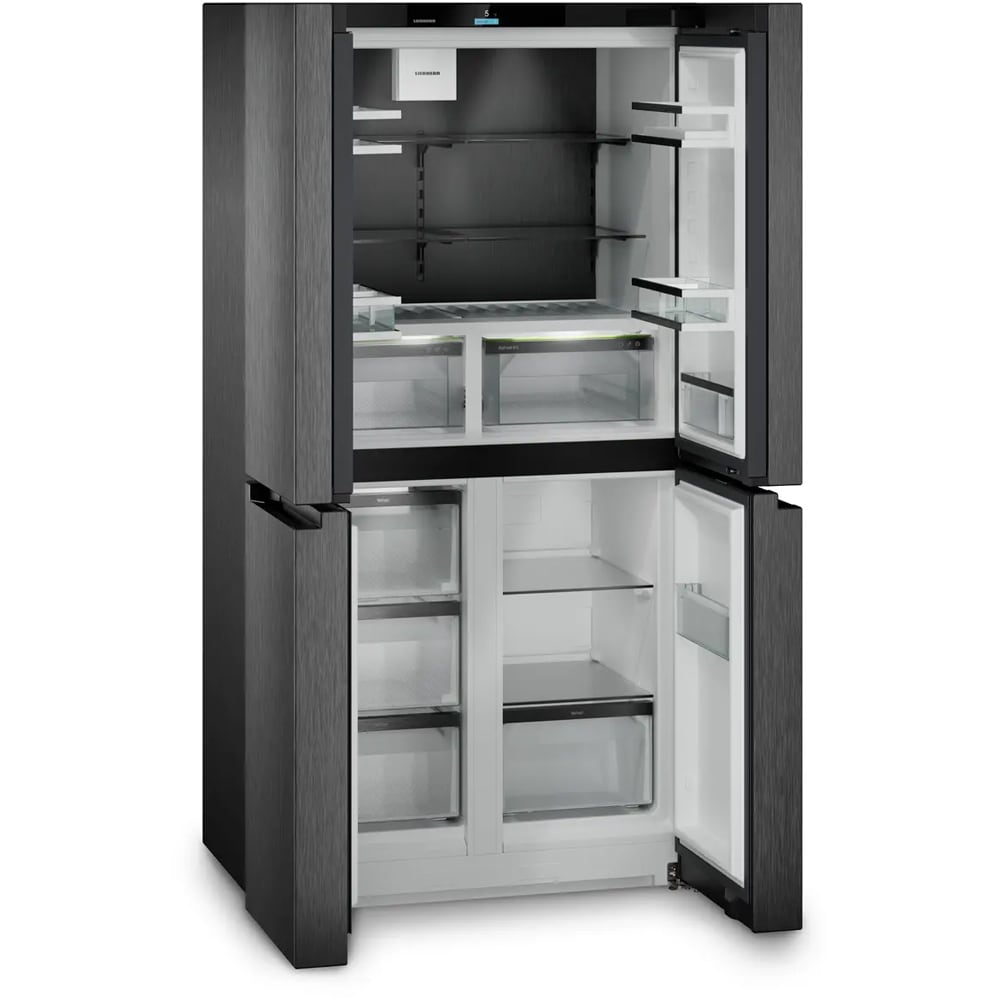 Side by Side LIEBHERR MBbsdi 9024 plus, Duo Cooling, 573 l, H 180.5 cm, Clasa D, antracit