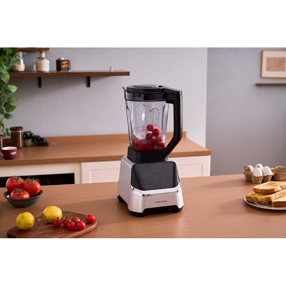 Blender MORPHY RICHARDS MBL3005, 2l, 1500W, 3 trepte viteza, argintiu-negru