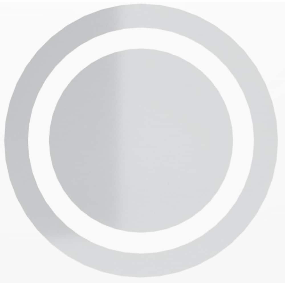 Oglinda baie Woodart 18012, 60 x 2 x 60 cm, Iluminare LED, transparent