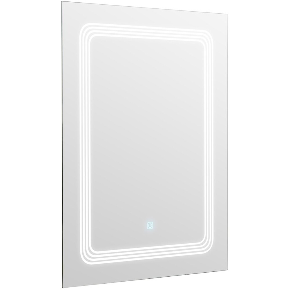 Oglinda baie Elves 80171, 60 x 3 x 80 cm, iluminare LED, senzor touch