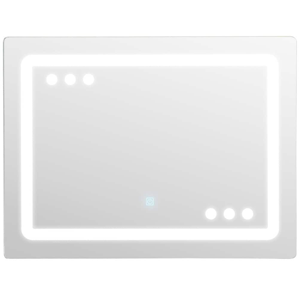 Oglinda baie Elves 801911, 80 x 3 x 60 cm, iluminare LED, senzor touch