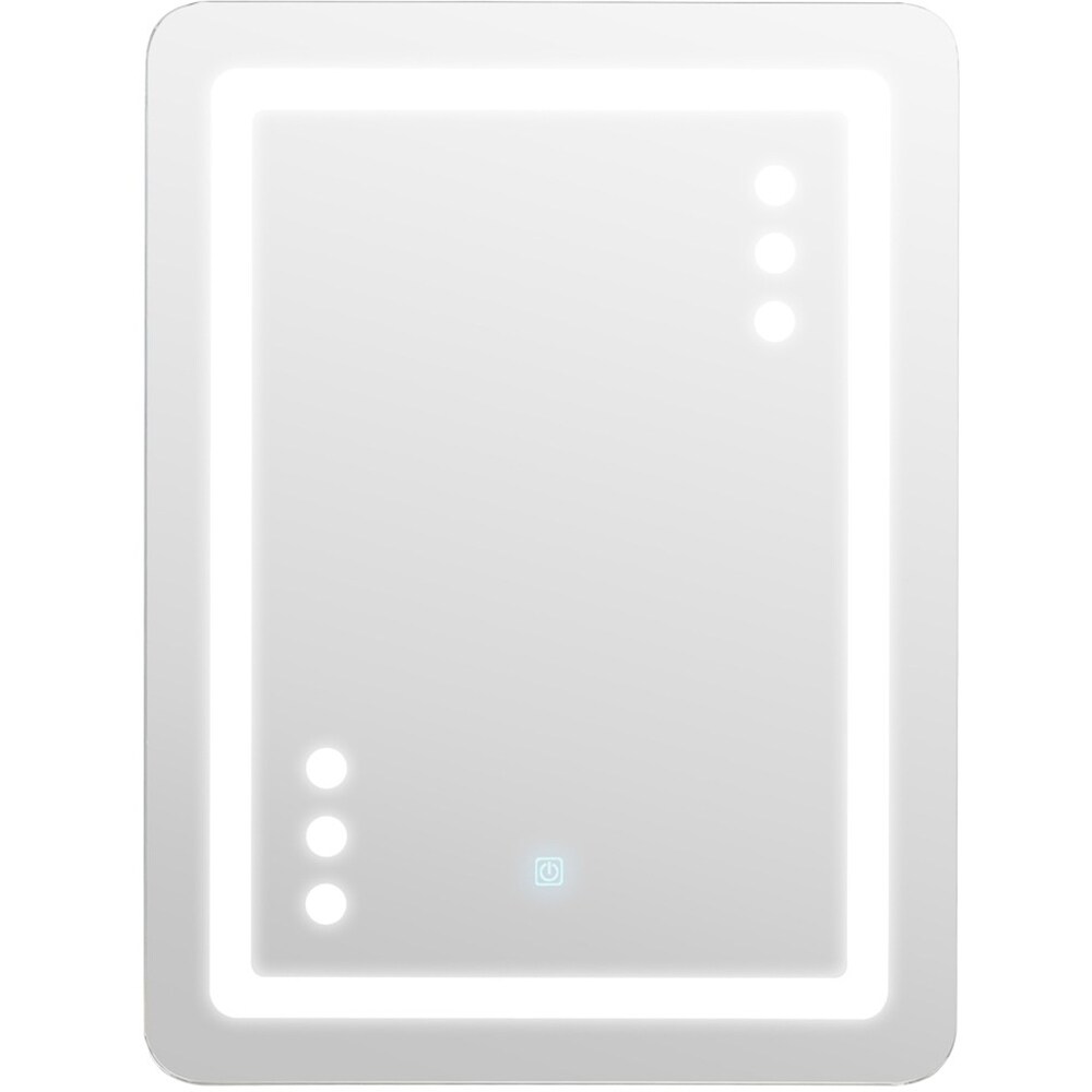 Oglinda baie Elves 80191, 60 x 3 x 80 cm, iluminare LED, senzor touch