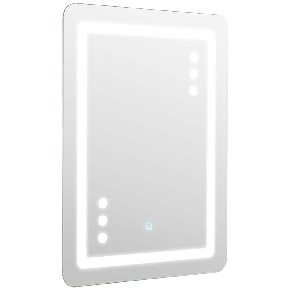 Oglinda baie Elves 80191, 60 x 3 x 80 cm, iluminare LED, senzor touch