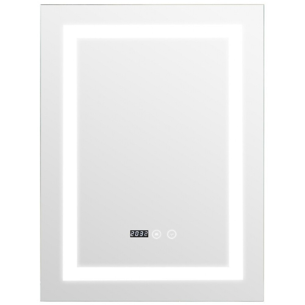 Oglinda baie Elves 8023, 60 x 3 x 80 cm, iluminare LED, senzor touch