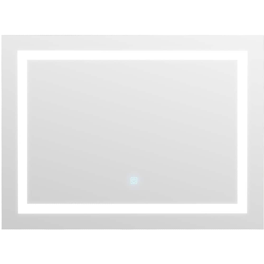 Oglinda baie Elves 80711, 80 x 3 x 60 cm, iluminare LED, senzor touch
