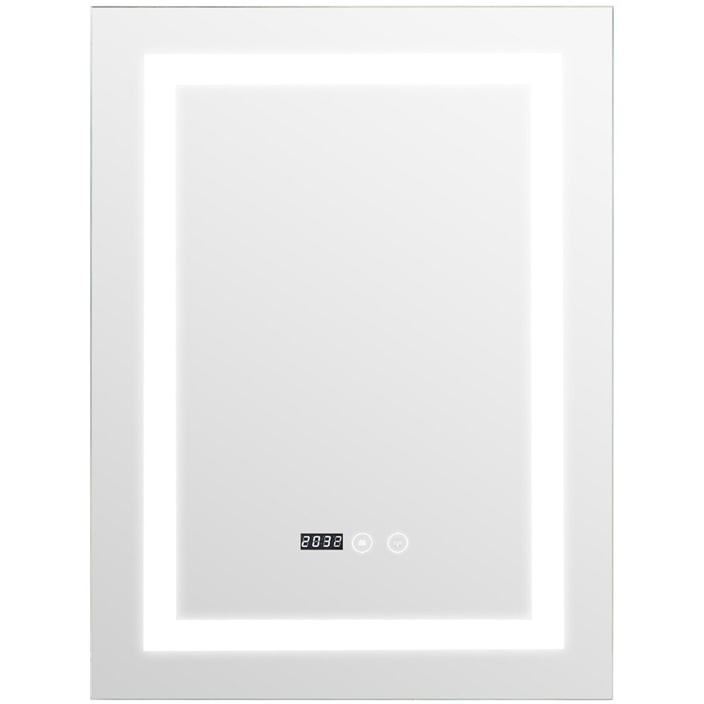 Oglinda baie Elves 8073, 60 x 3 x 80 cm, iluminare LED, senzor touch