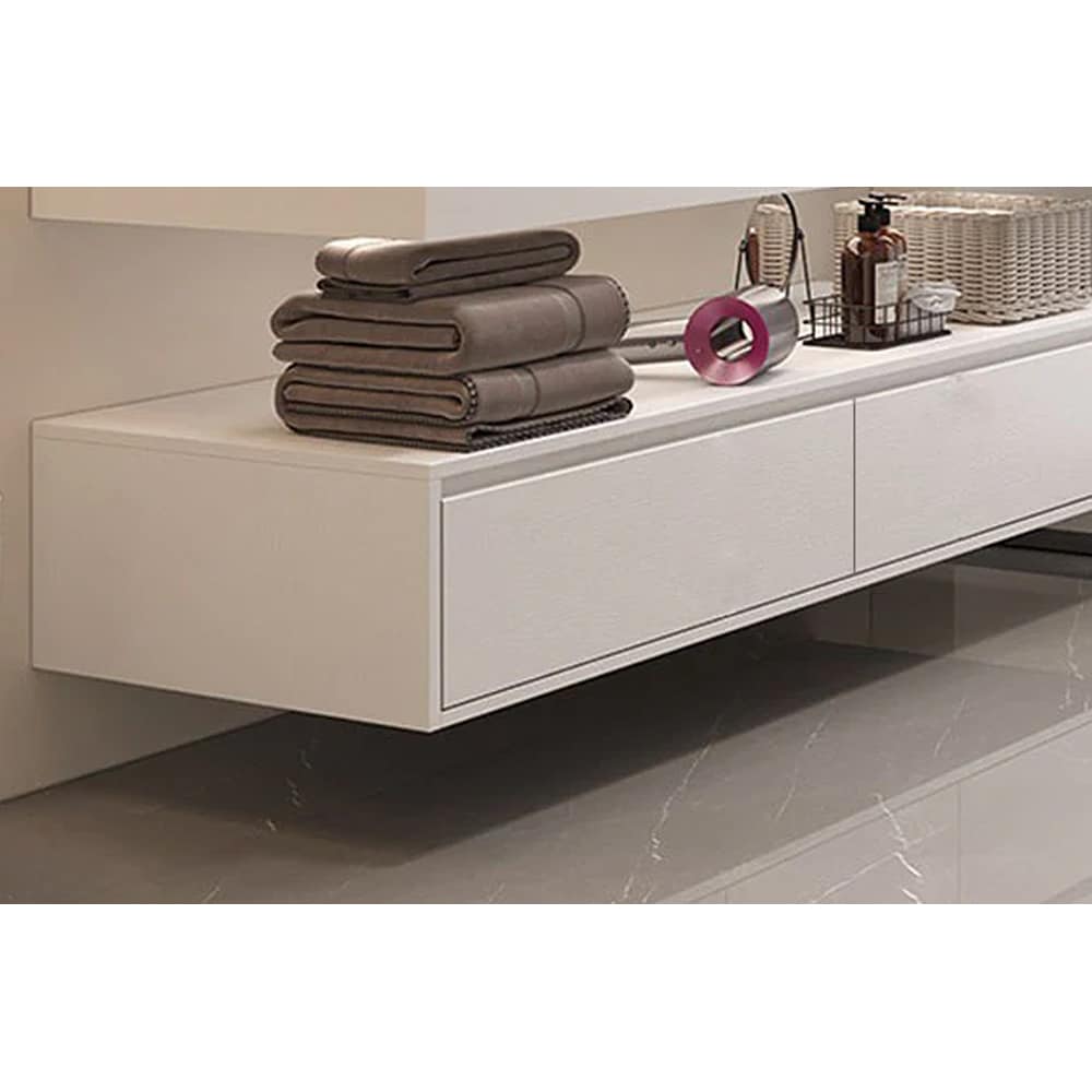 Set mobilier baie SANDONNA Nova, 100 x 50 x 15 cm, alb