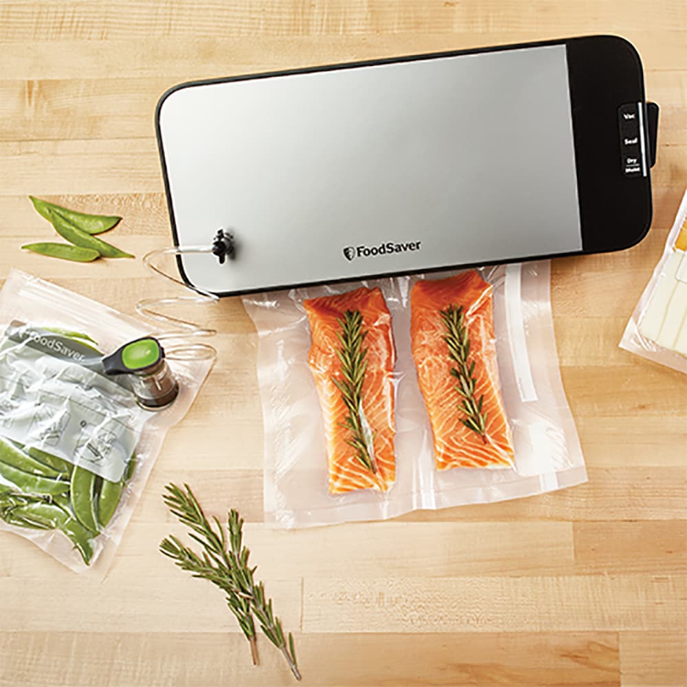 Aparat de vidat FOODSAVER VS2190X-01, 110W, argintiu-negru 