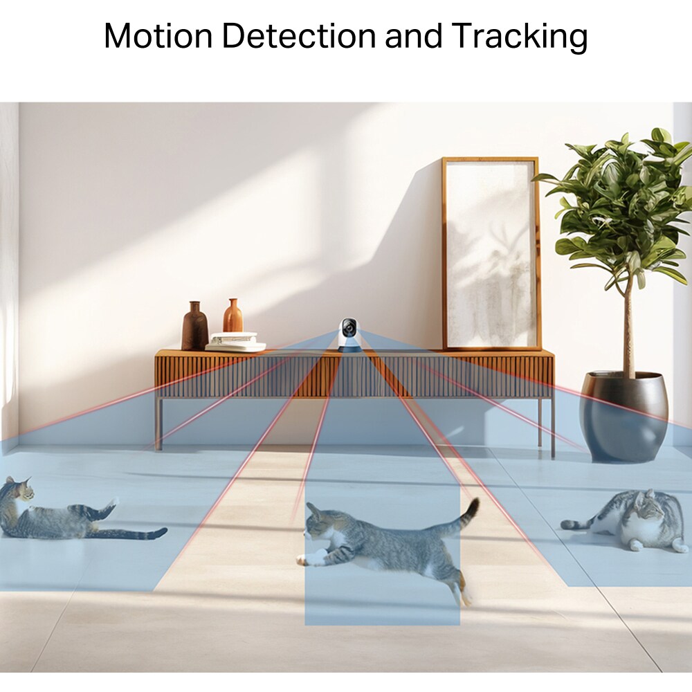 Camera IP Wireless interior MERCUSYS MC230, 3K 1620p, IR, Night Vision, alb
