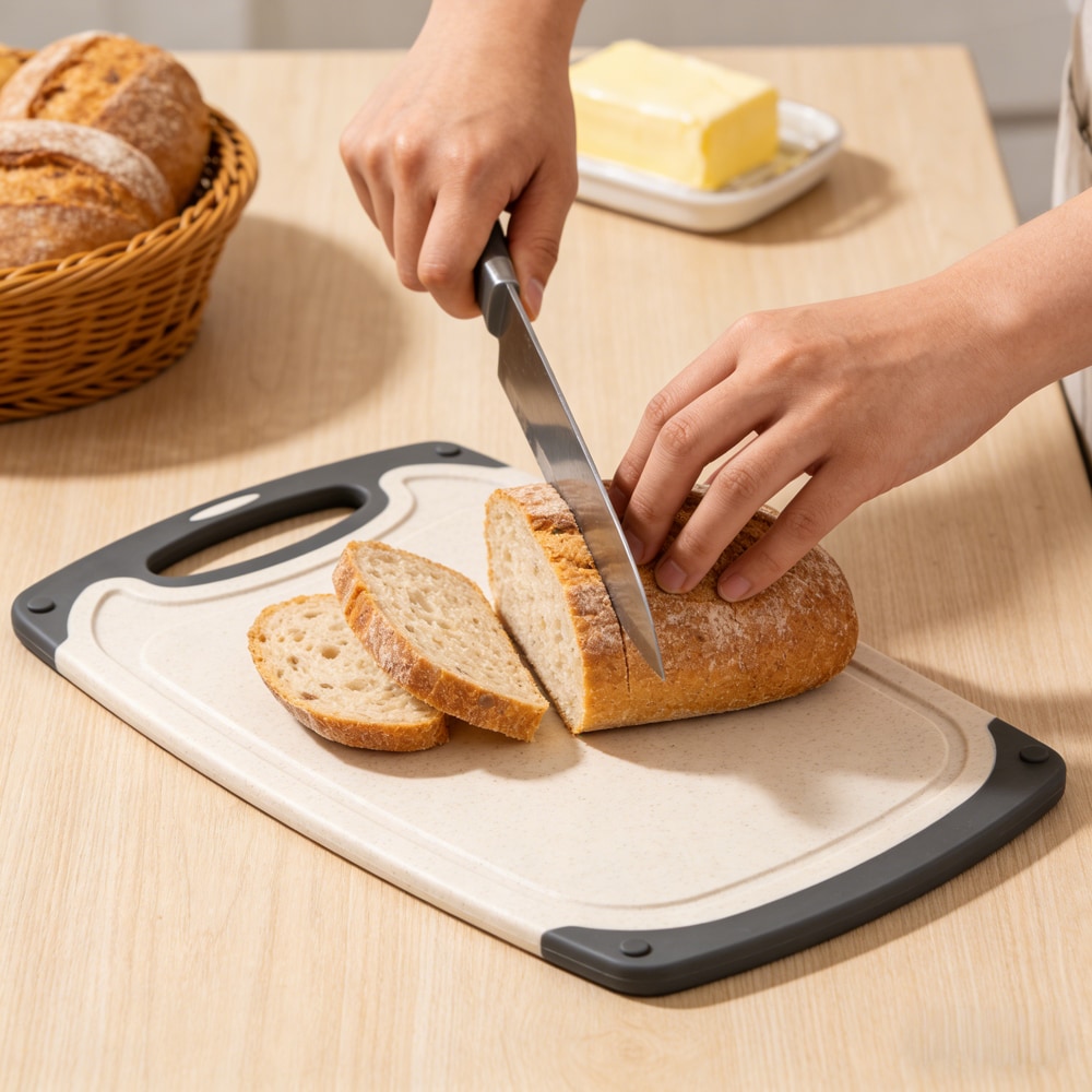 Set tocatoare cu suport MYRIA MC4071, 3 buc, plastic, bej