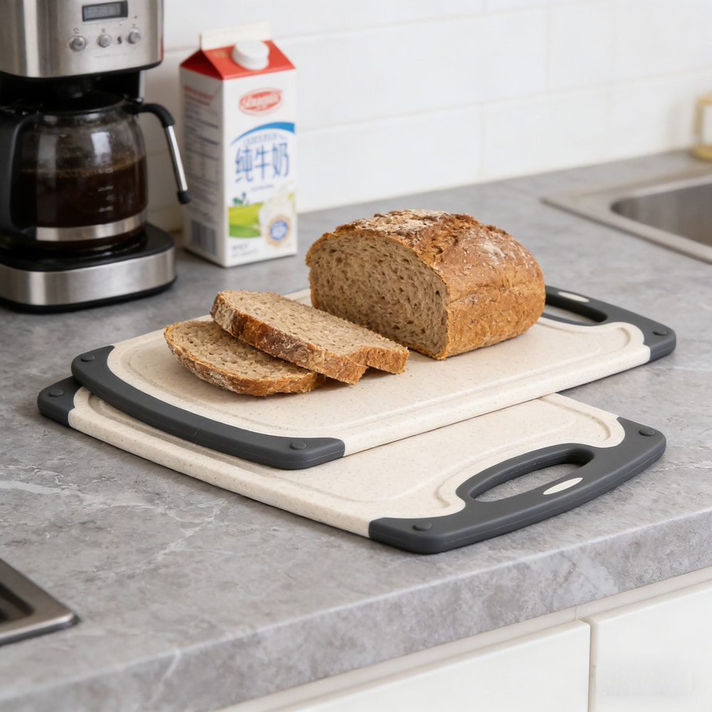 Set tocatoare cu suport MYRIA MC4071, 3 buc, plastic, bej