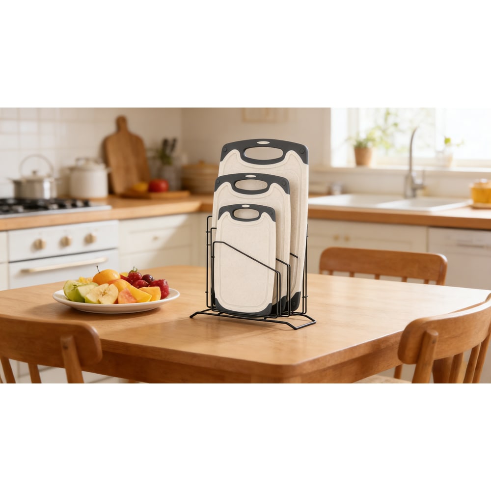 Set tocatoare cu suport MYRIA MC4071, 3 buc, plastic, bej