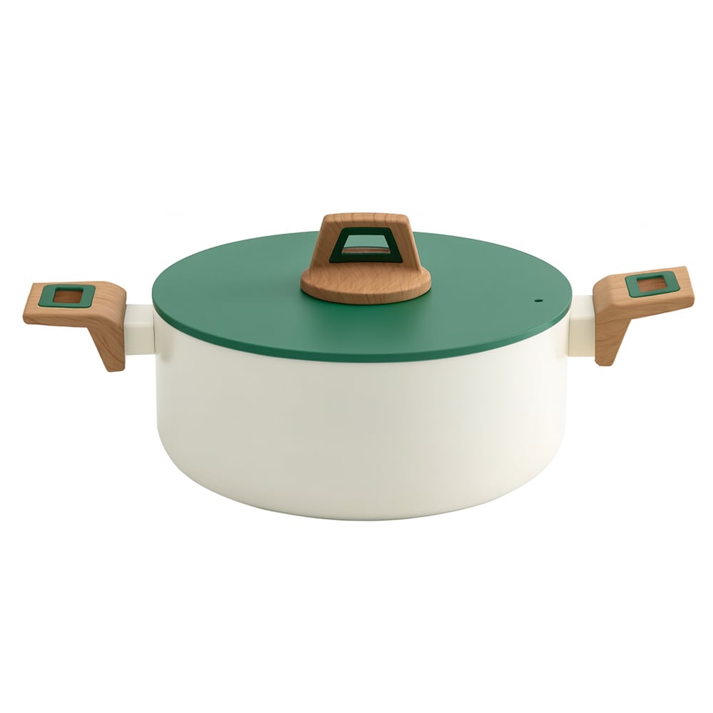 Cratita MYRIA MC4088, aluminiu, 4.4l, 24cm, alb