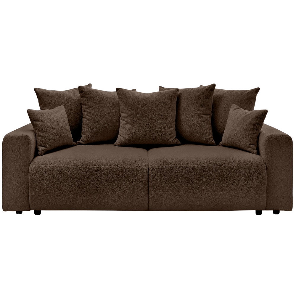 Canapea extensibila Livigno, 3 locuri, 235 x 93 x 100 cm, maro