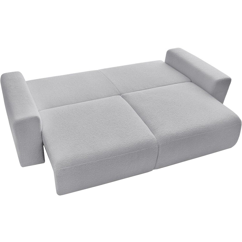 Canapea extensibila Livigno, 3 locuri, 235 x 93 x 100 cm, gri