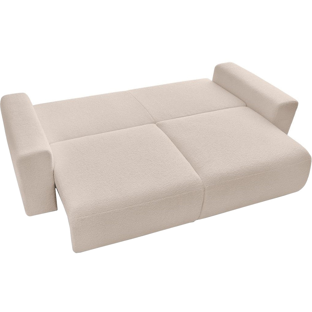 Canapea extensibila Livigno, 3 locuri, 235 x 93 x 100 cm, bej