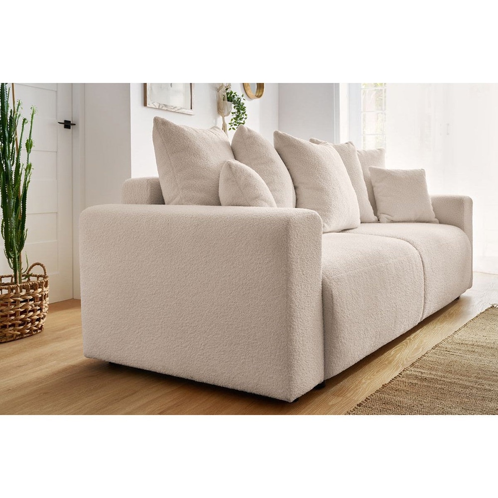 Canapea extensibila Livigno, 3 locuri, 235 x 93 x 100 cm, bej