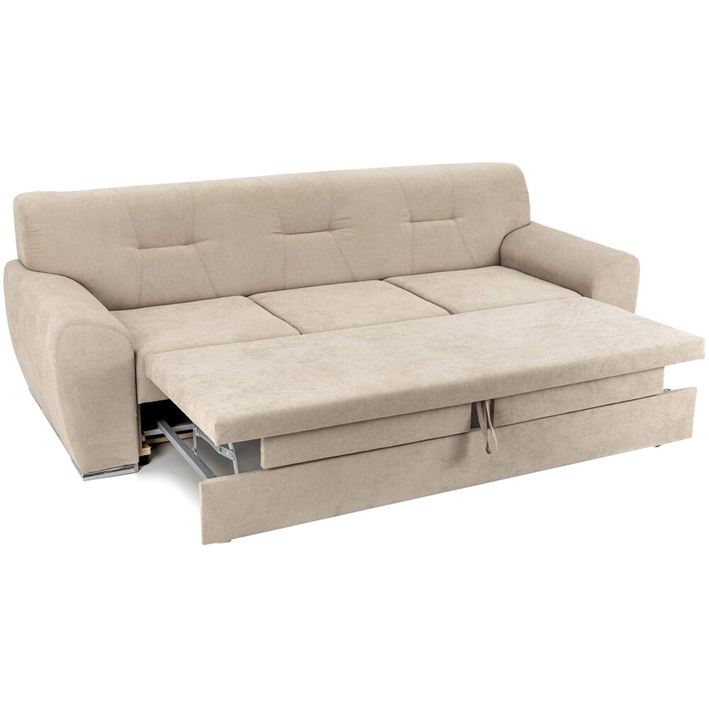 Canapea extensibila Astoria, 3 locuri, 241 x 86 x 96 cm, bej