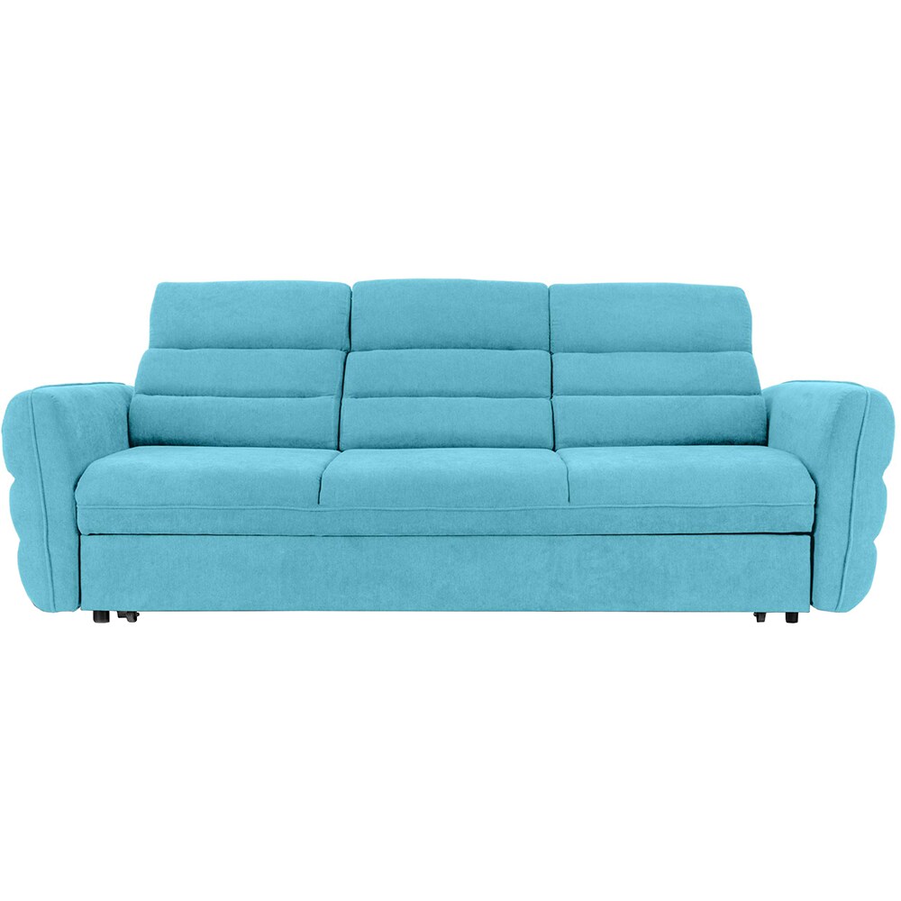 Canapea extensibila Tenerife, 3 locuri, 230 x 100 x 95 cm, turcoaz