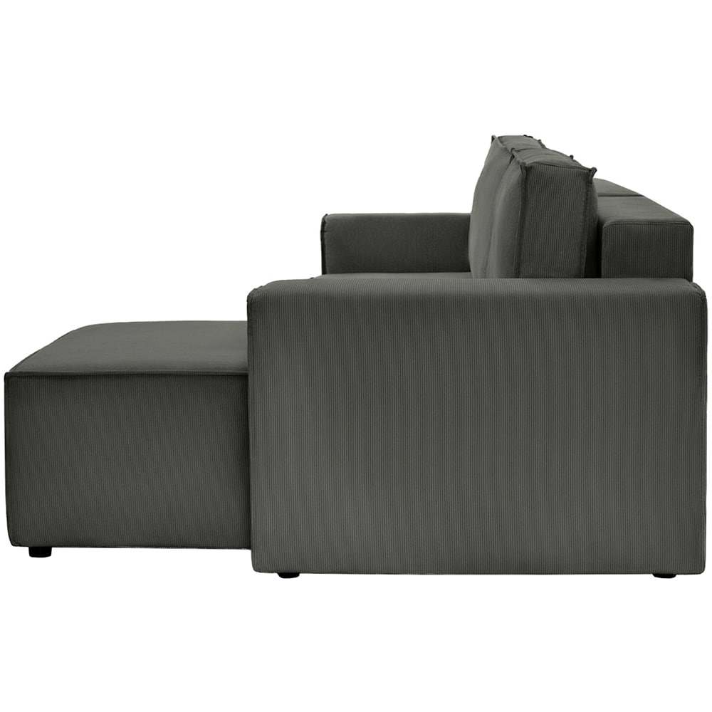 Coltar extensibil Cloud, 3 locuri, lada depozitare, 275 x 85 x 145 cm, antracit