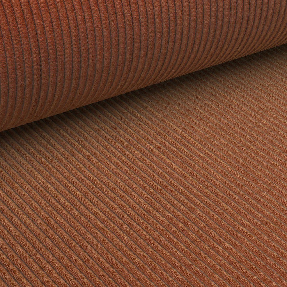 Coltar extensibil Cloud, 3 locuri, lada depozitare, 275 x 85 x 145 cm, caramiziu