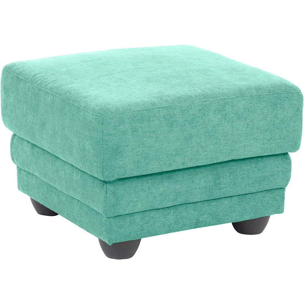 Taburet Dakota Hocker bf177, stofa, turcoaz