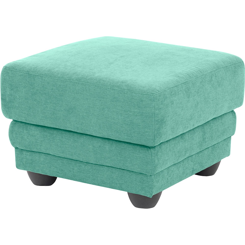 Taburet Dakota Hocker bf177, stofa, turcoaz