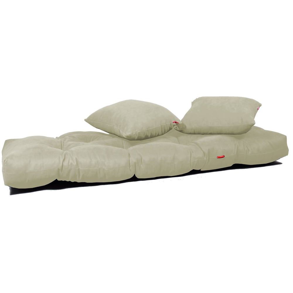 Canapea extensibila Kombin, 2 locuri, 140 x 70 x 60 cm, crem