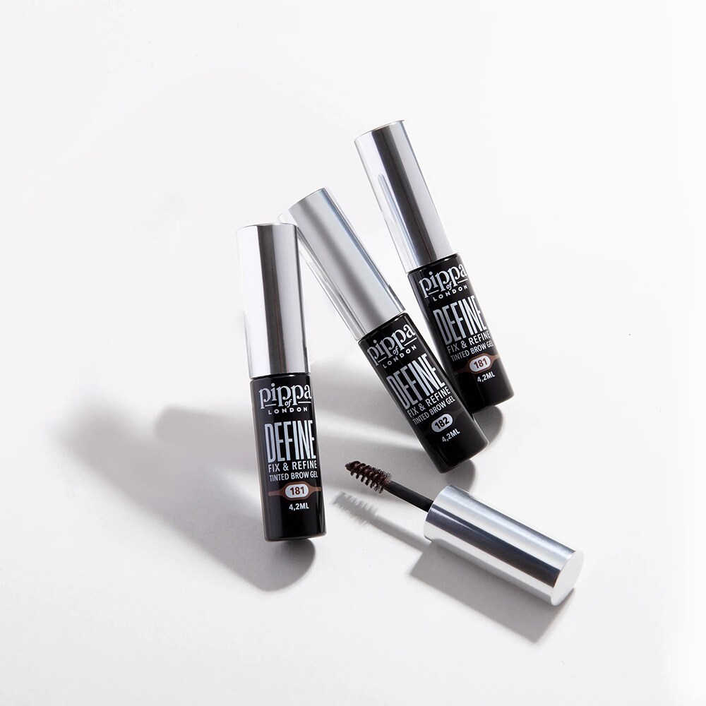 Gel pentru sprancene PIPPA OF LONDON Define Tinted, 181 Brown, 4.2ml