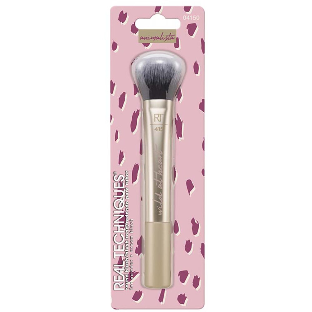 Pensula pentru fard de obraz REAL TECHNIQUES Animalista 415, crem