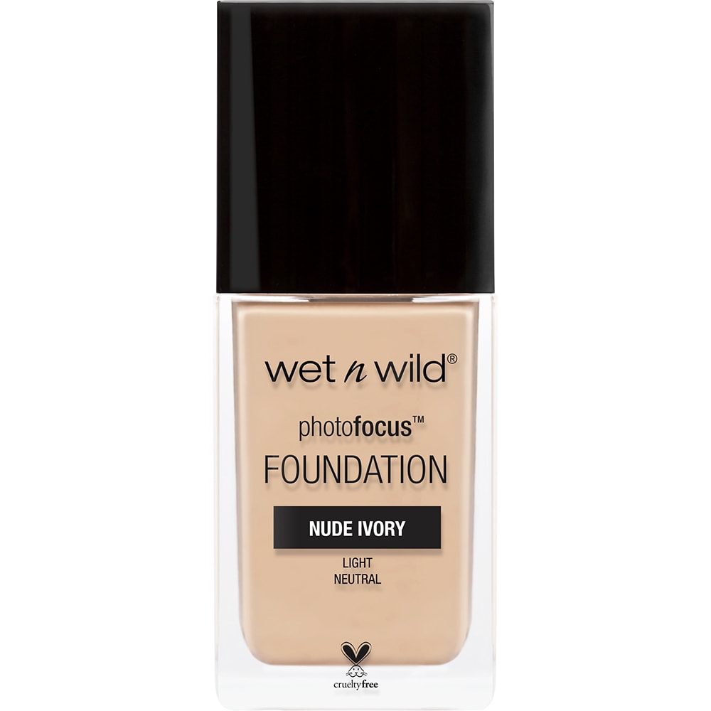Fond de ten WET N WILD Photo Focus Foundation, Nude Ivory, 30ml