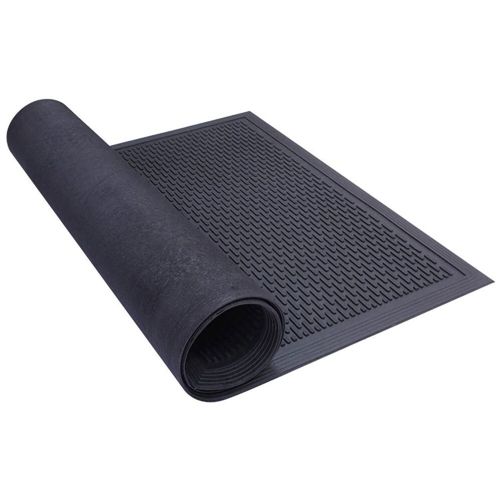 Covoras intrare Capsule, 120 x 180 cm, cauciuc, negru